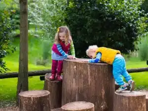 como montar uma área de lazer infantil