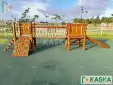 Playground Infantil em Madeira - Ref. 453 - Centro de Atividades Simples - KASKA